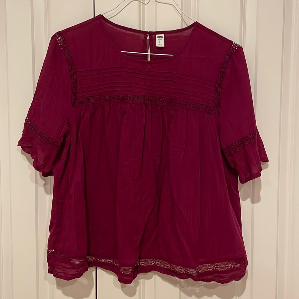 Berry Red Old Navy Top